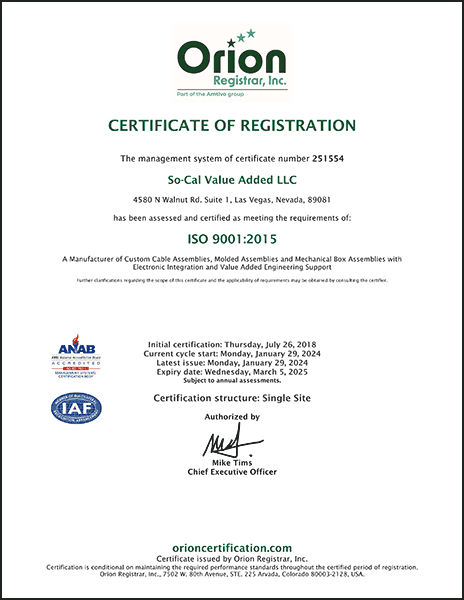 ISO Certification